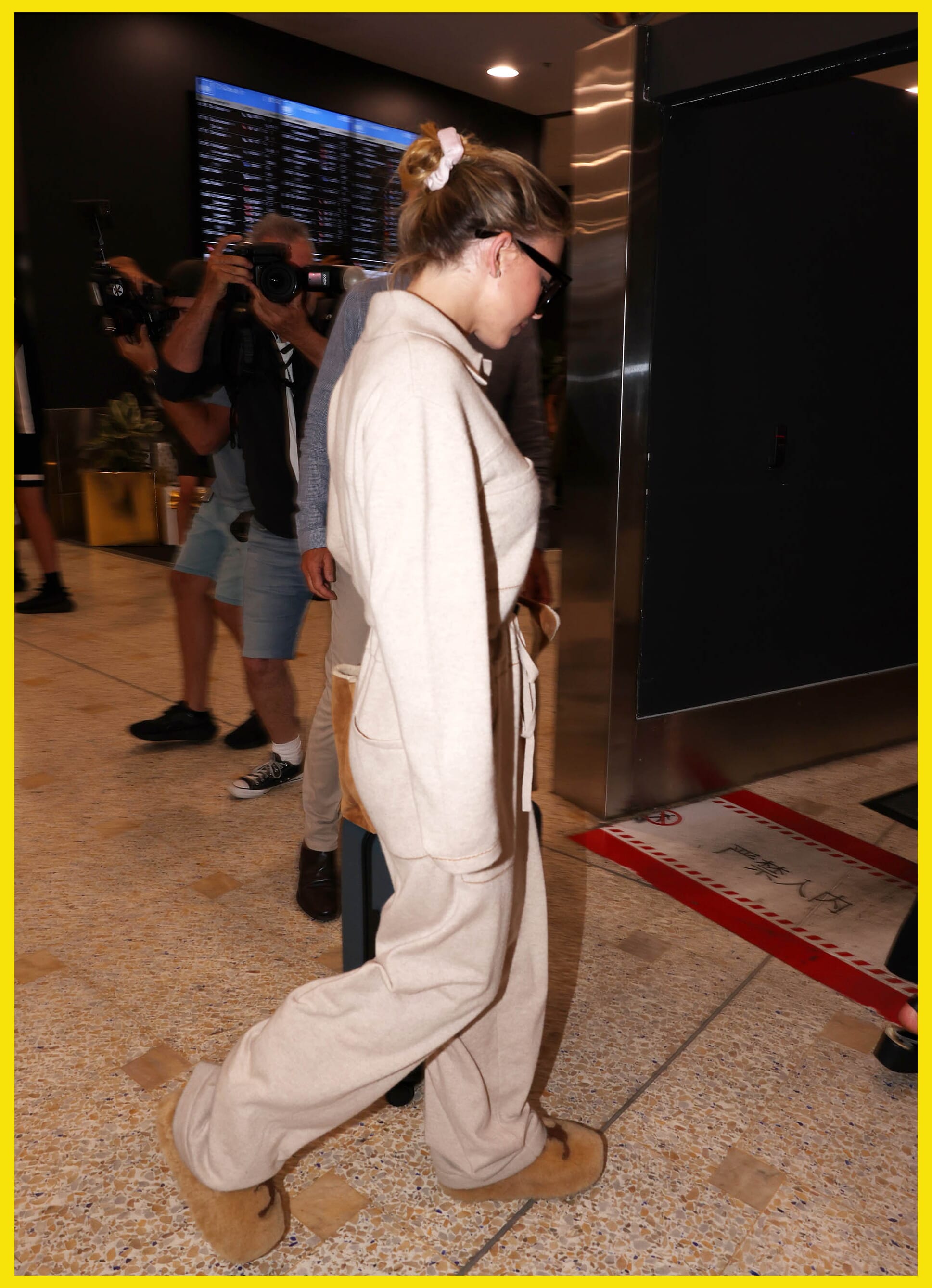 Pictured: Sydney Sweeney lands in Sydney